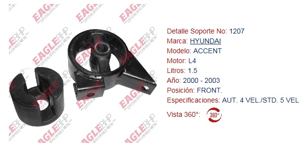 SOPORTE DE MOTOR EAGLE